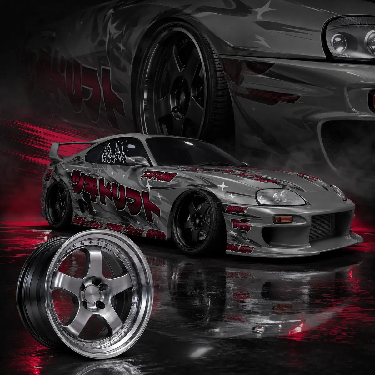 Wheel + car packs